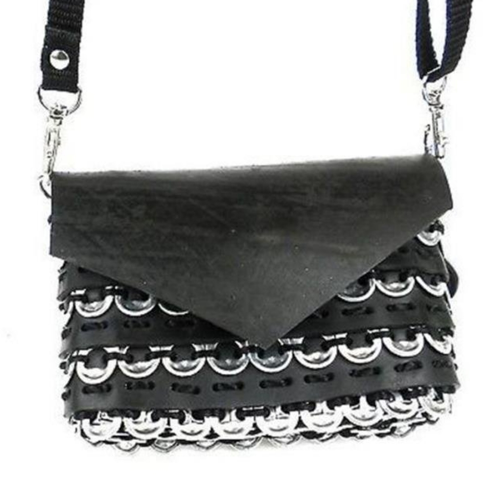 NWOT Pull Tab/Pop Top Recycled Small Crossbody Bag